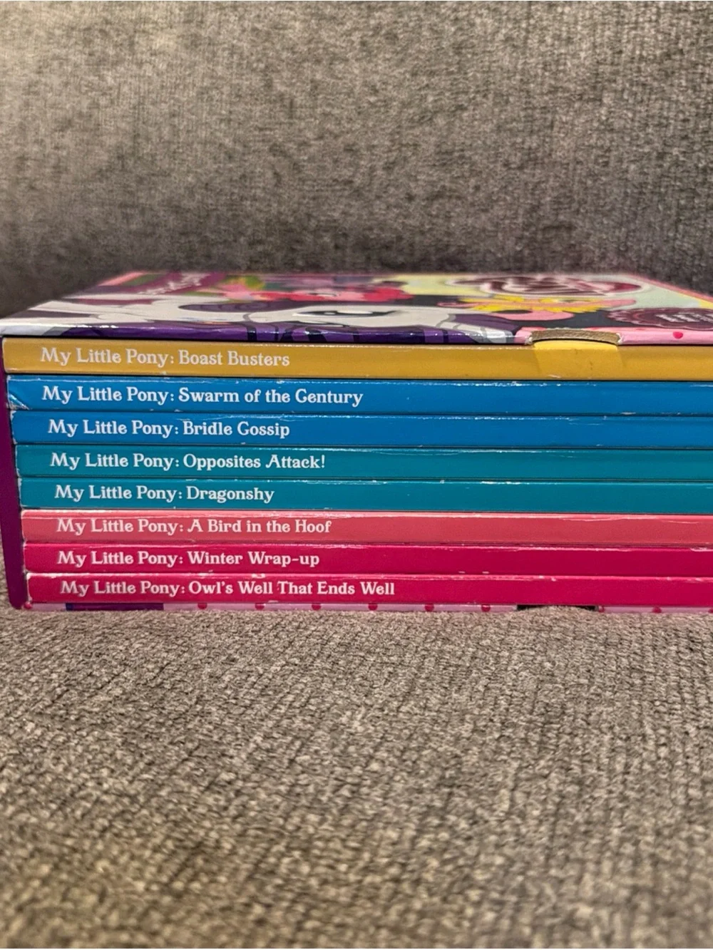 My Little Pony Set - 8 Board Books In Deluxe Slipcase Hardcover - Complete Set